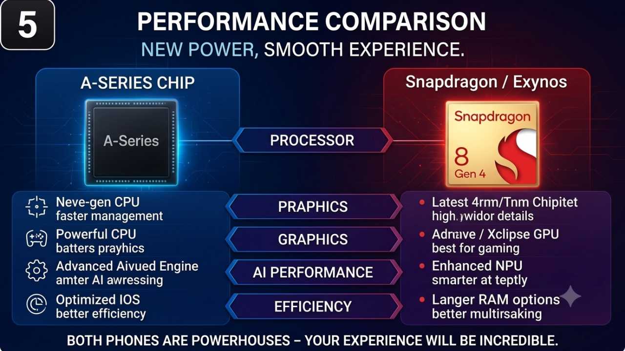 iPhone 17 vs Samsung Galaxy S26 Performance Comparison