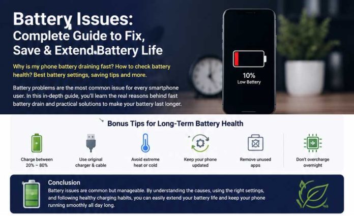 Complete Guide to Fix Fast Battery Drain and Improve Battery Life